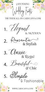 Try Those Beautiful Wedding Fonts With Calligraphy Fonts Script Font Clea Wedding Invitations Diy Rustic Wedding Invitation Fonts Wedding Invitations Rustic