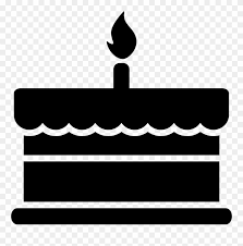 Please remember to share it with your friends if you like. Birthday Cake With One Burning Candle Comments Birthday Cake Vector Black Clipart 1601137 Pinclipart