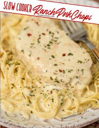 Slow Cooker Ranch Pork Chops In 2020 Pork Chop Recipes Crockpot Ranch Pork Chops Slow Cooker Pork Chops