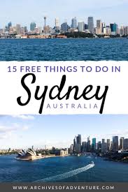 15 Free Things To Do In Sydney Sydney Travel Oceania Travel Australia Vacation