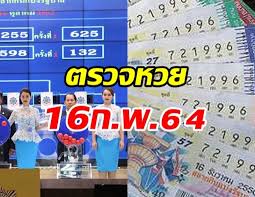 ตรวจหวย รางวัลที่ 1 งวด 16 เมษายน 2564 หวยออกวันศุกร์ที่ 16/4/64 ผล. Tamilhoro