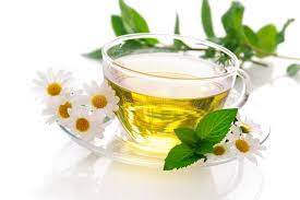 Herbal Tea With Chamomile And Fresh Mint Leaves Spon Chamomile Tea Herbal Leaves Mint Ad Herbalism Herbal Tea Fresh Mint Leaves