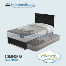 Kasur spring bed in the box plus uk 100x200 (super single) free pillow: Springbed Comforta Tipe Star Family Spring Bed Bagus