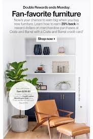 Maybe you would like to learn more about one of these? Shop Faves Earn Rewards Crate And Barrel Email Archive