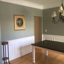 Valspar Secret Moss In Dining Room Living Room Wall Color Small House Remodel Room Wall Colors