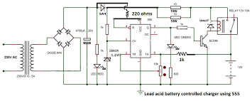 24v flasher circuit circuit diagram. Automatic Lead Acid Battery Charger 12v 5a Battery Charger