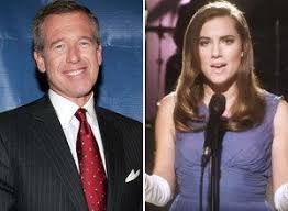The girls actress was walked down the aisle by her father, brian just days before he's expected to return to the air for the pope. Allison Williams Brian Williams Daughter Sings Mad Men Theme Song Video Huffpost