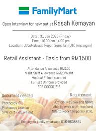 Pejabat jabatan pertanian negeri sembilan terletak di seremban, if anda ingin lebih faham tentang dasar pertanian malaysia, atau apa apa bantuan dan subsidi yang kerajaan sediakan untuk petani. Jobsmalaysia Negeri Sembilan Sur Twitter Temuduga Terbuka Family Mart Di Jabatan Tenaga Kerja Kuala Pilah Dan Di Jobsmalaysia N Sembilan