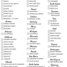 Printable list of 50 states pdf. Your Printable List Of 63 National Parks In The U S Updated For 2021