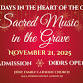 Sacred Music in the Grove event in Saginaw, MI