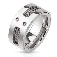 Personalize Stainless Steel Ring Custom Mens Stainless Steel Ring Stainless Steel Band R M329 Mens Stainless Steel Rings Stainless Steel Rings Rings For Men