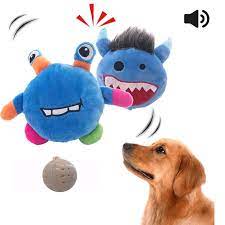 Sfyjunhao Neilden New Dog Toys Interactive Plush Dog Toy Squeaky Automatic Ball Toys Electronic Shake Crazy Bou Interactive Dog Toys Plush Dog Plush Dog Toys