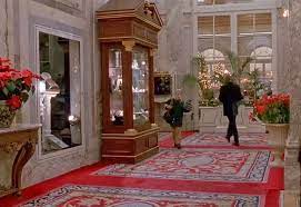 In Home Alone 2 1992 We See Trump Advise Kevin To Go Down The Hall And To The Left To Get To The Lobby But The Very Next S Home Alone