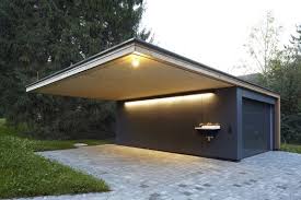 Haus Hainbach Moosmann Garage Design Modern House Design Modern Garage