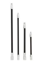 Abn Flexible Socket Extension Cable Flex Bar Ratchet Light Impact Tools 4 Piece Set Of 1 4a 20inch Drive Socket Extensions Extension Cable Bar Set