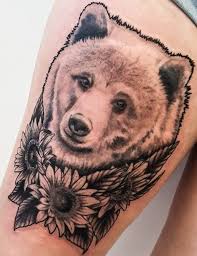 The same is true of this tattoo. 10 Best Papa Bear Tattoo Designs Petpress In 2020 Bear Tattoo Designs Animal Tattoos Totem Tattoo