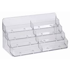 5 out of 5 stars. Plastic Countertop 8 Pocket Business Card Holder 7 3 4 L X 3 1 2 W X 4 H