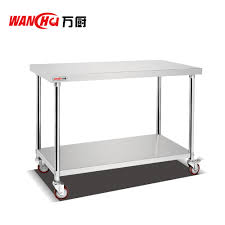 Check spelling or type a new query. Stainless Steel Mobile Working Table With Wheels For Industry Hospitality Equipment 2 Tiers Worktable Manufacturer Buy Stainless Steel Mobile Working Table Working Table With Wheels For Industry Hospitality Equipment 2 Tiers Worktable Manufacturer