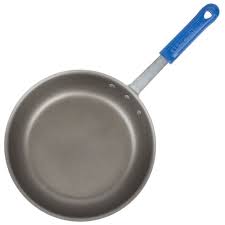 Vollrath S4010 Wear Ever 10 Aluminum Non Stick Fry Pan With Powercoat2 Coating And Blue Cool Handle Frying Pan Pan Fries