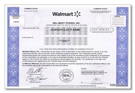 Gift Wal Mart Stores Stock Real Ownership Stock Certificate In Our Paper Frame Stock Certificates Walmart Stock Stock Gifts