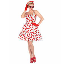 Competing traditions claim that the robe has been preserved to the present day. Robe Femme Annees 50 Rouge Et Blanche Robe Avec Jupon A Motifs Cerises