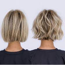 Maybe you would like to learn more about one of these? Blunt Bob Styled To Soft Wavy Textured In 2020 Bob Haircut For Fine Hair Haircuts For Fine Hair Medium Hair Styles
