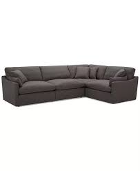 The sofa and chaise can each be used as separate individual seating or bed units. Furniture Closeout Joud 4 Pc Fabric In 2021 Modular Sofa L Shaped Sectional Sofa Mattress Furniture