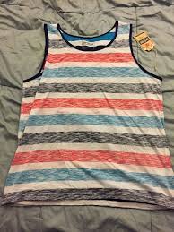 Black And White Striped Tank Top Mens Urban Pipeline Mens Surfing Beach Muscle Tank Top White Red Blue Striped New Boys Tank Tops Muscle Tank Tops White Tank Top