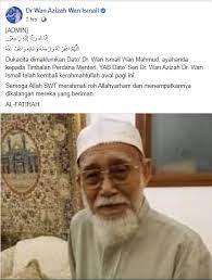 Sani,, nur fatin najwa & ismail, fathiyah & w. Wan Azizah S Father Dies