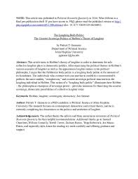 Phd in political theory, johns hopkins. Pdf The Laughing Body Politic The Counter Sovereign Politics Of Hobbes S Theory Of Laughter Patrick T Giamario Academia Edu