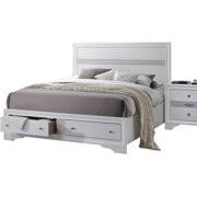 Enjoy floor space and storage with the king mate's platform storage bed with 6 drawers. Full Mates Platform Storage Bed With 6 Drawers White Headboard Not Included Walmart Com Walmart Com