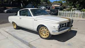 Image result for White 1965 Barracuda