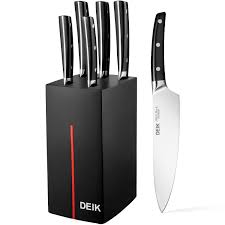 Set Coltelli Set Di Coltelli Ceppo Con Coltelli Deik Coltelli Da Cucina Professionali Chef Set Coltello Coltelli Da Cucina Set Di Coltelli Coltelli Da Chef