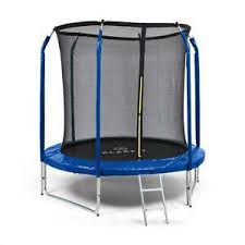 Während wettkampf trampoline oder trampoline, die in freizeitparks zu finden sind, meist eine rechteckige form aufweisen, sind diese trampoline für den garten überwiegend rund. Trampolin Garten Kinder Jumping Outdoor Indoor Sicherheitsnetz Sport 2 5m Blau Ebay