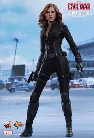 Civil war, it looks as if black widow is turning her back on her two pals, but that's not quite the case for black widow in civil which is not exactly how you would imagine her to be. Osr Captain America Civil War Black Widow 1 6th Scale Collectible Figure