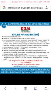 Contoh surat lamaran pekerjaan di koperasi. Tolong Buatin Surat Lamaran Pekerjaan Dalam Bahasa Inggris Pls Brainly Co Id