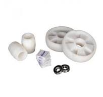 KIT DE RODAS SIMPLES NYLON TM2500 ou TM3000