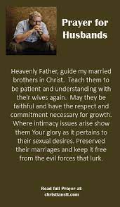 Prayer For Husbands – Respect, Faithfulness And Love