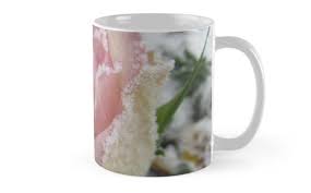 Gefrorene Pinke Rose Tasse Von Rhnaturestyles Tassen Pinke Rosen