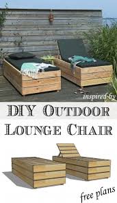 Daily Diy Diy Reclining Outdoor Lounge Chair With Storage Diy Outdoor Furniture Lounge Chair Outdoor Diy Garden Furniture