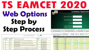 Ts eamcet 2019 | telangana state engineering, agriculture & medical common entrance test is a state level entrance test. Ts Eamcet 2020 Web Options Step By Step Process Ts Eamcet 2020 Web Option Entry Youtube