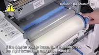 RISO SF Instruction of Replacing the Master Roll ＜RISO＞