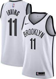 I am willing to sell my kyrie irving jersey in which he played for the boston celtics. Nike Men S Brooklyn Nets Kyrie Irving 11 White Dri Fit Swingman Jersey Dick S Sporting Goods