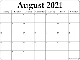 Free printable august 2021 calendar that you can download, customize, and print. Free Printable Blank Calendar August 2021 Printable Calendar