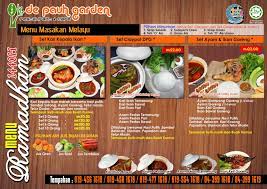 De pauh garden malay restaurant. De Pauh Garden Menu Ramadhan 2019