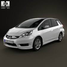 Honda Fit Jazz Shuttle 2012 3d Model From Humster3d Com Price 75 Honda 3d Models Honda Fit Honda Models Honda