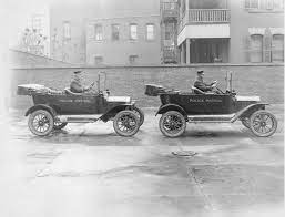 Police Patrol Cars Ford Model Ts In Springfield Ma 1916 Police Cars Ford Police Classic Cars Trucks