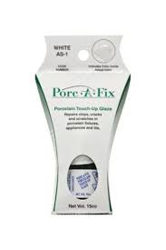 porc a fix glaze as wht by porc a fix mfrpartno as 1