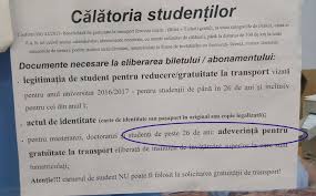 Personalul GÄƒrii Cfr FocÈ™ani Nu RespectÄƒ Legea È™i Cere Bani StudenÈ›ilor Peste 26 De Ani Care Au Dreptul La CÄƒlÄƒtorii Gratuite