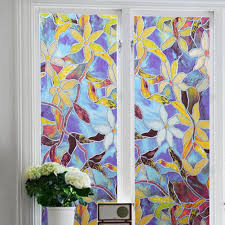 The bamboo window film enhances privacy but still allows some visibility through the glass. Pvc Frosted Glass Film For Windows Shower Room Stained Glass Film Electrostatic Glue Free Bathroom G Buy From 12 On Joom E Commerce Platform